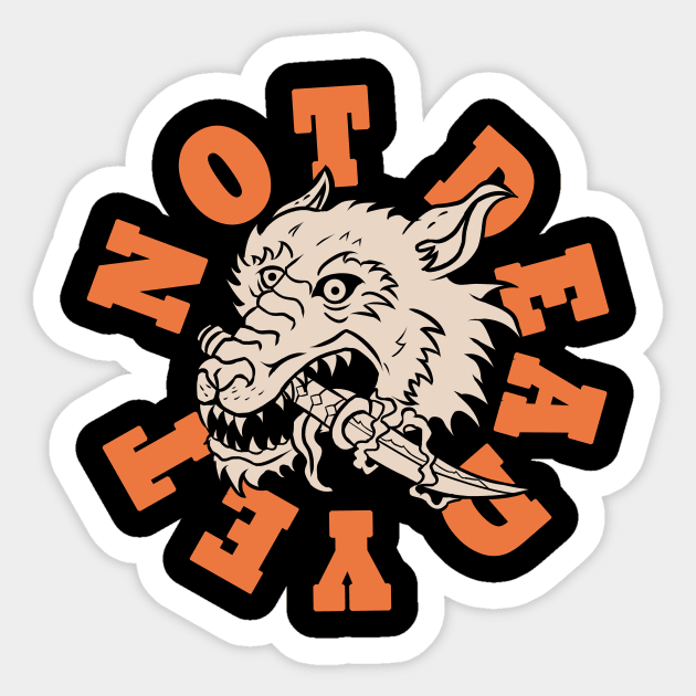 NOT DEAD YET Sticker by Not Dead Yet